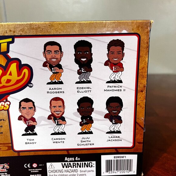 Big Shot Ballers NFL Collectible Superstar Set Minifigs Tom Brady mohomes C pics - Picture 6 of 9